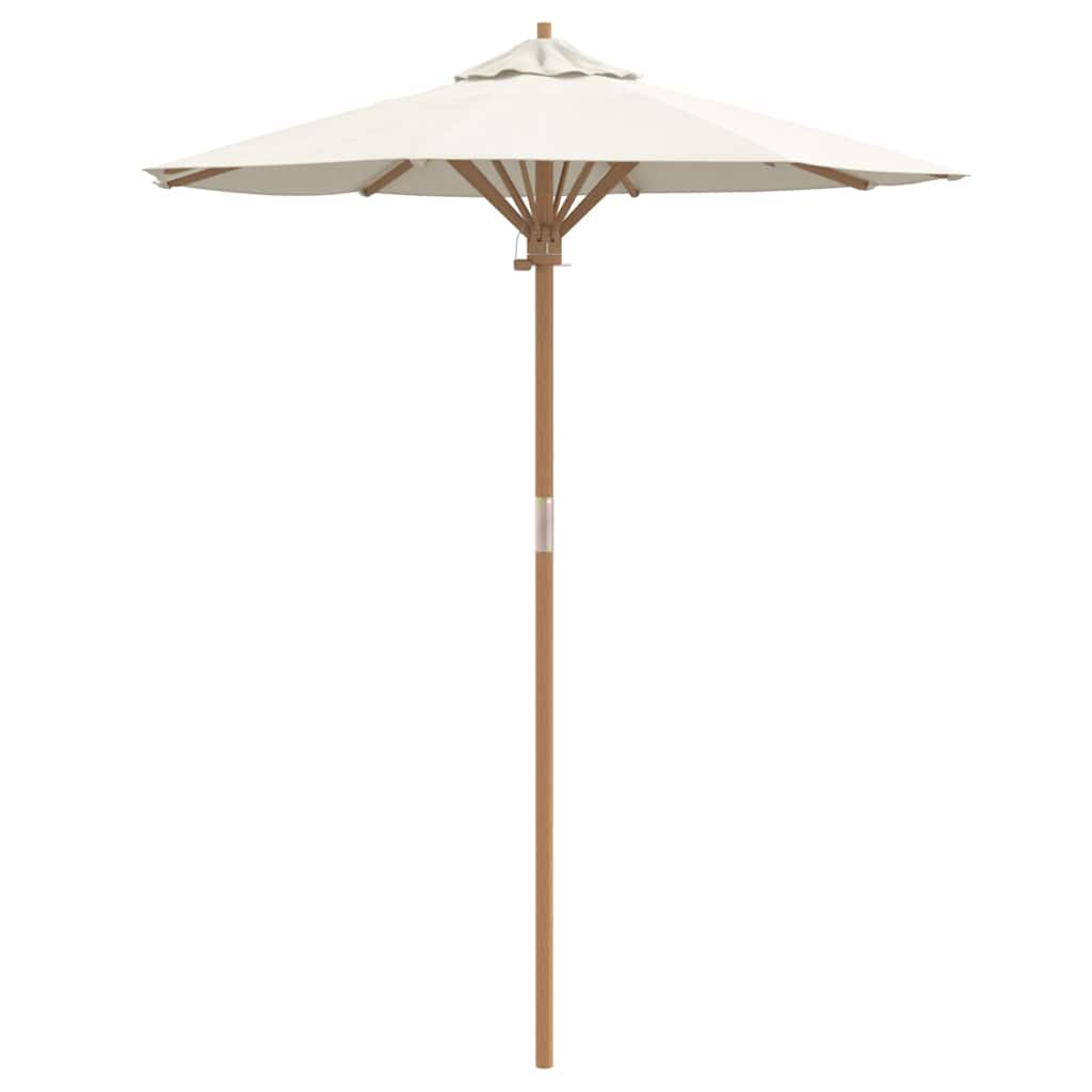Guarda-sol de Jardim Branco creme 180 x 180 x 230 cm Bambu