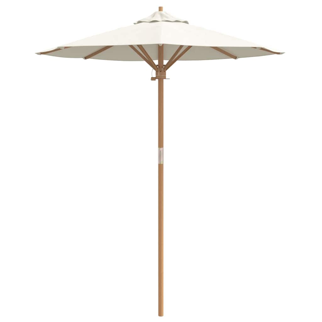 Guarda-sol de Jardim Branco creme 180 x 180 x 230 cm Bambu