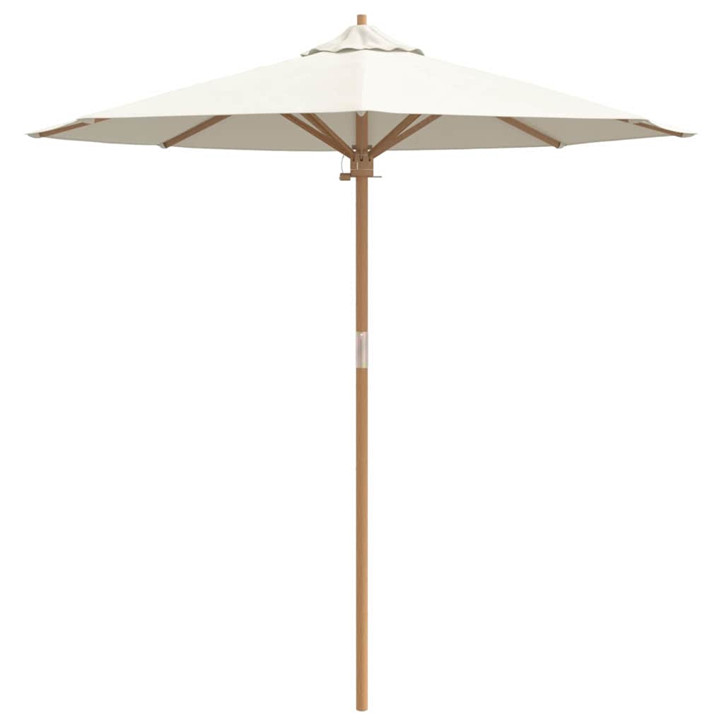 Guarda-sol de Jardim Branco creme 217 x 217 x 230 cm Bambu