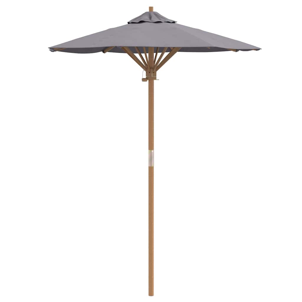 Guarda-sol de Jardim Cinzento escuro 150 x 150 x 210 cm Bambu