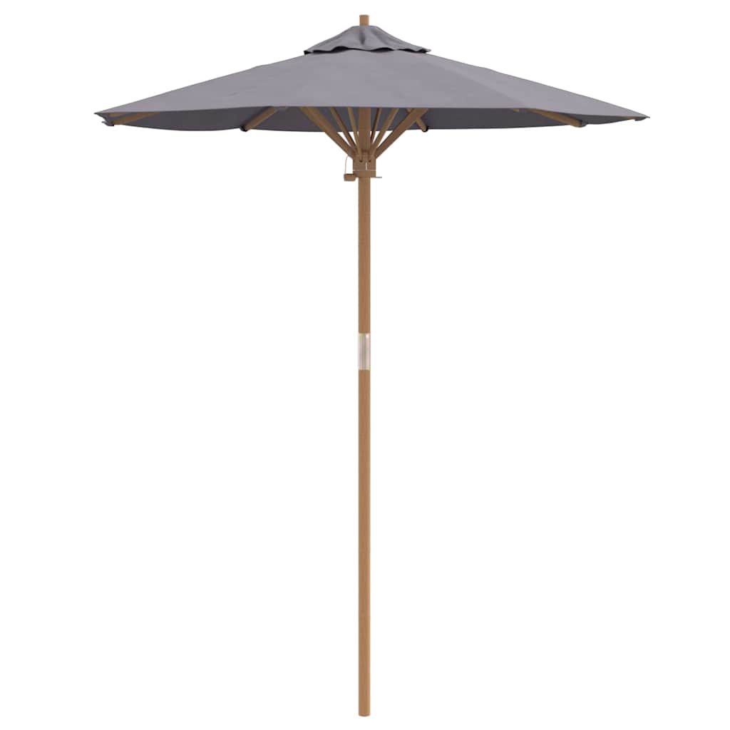 Guarda-sol de Jardim Cinzento escuro 180 x 180 x 230 cm Bambu