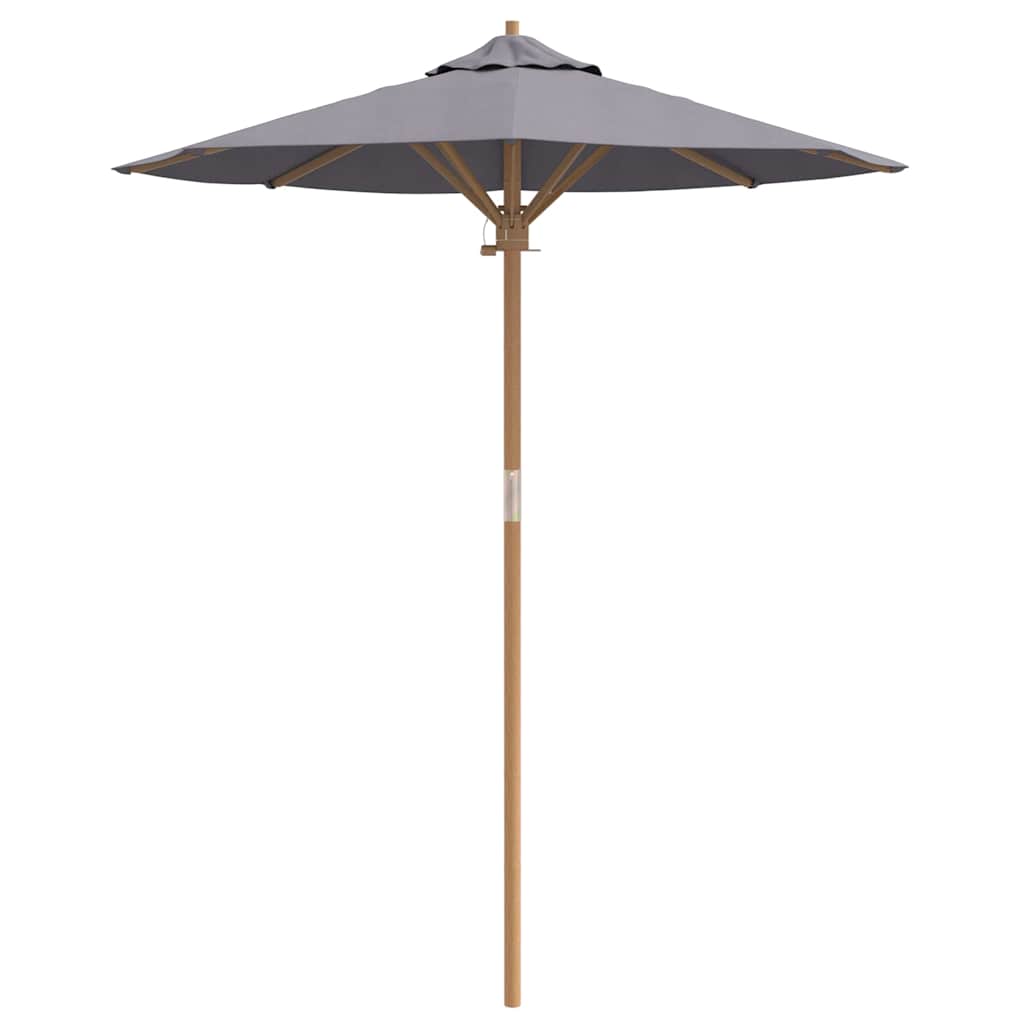 Guarda-sol de Jardim Cinzento escuro 180 x 180 x 230 cm Bambu
