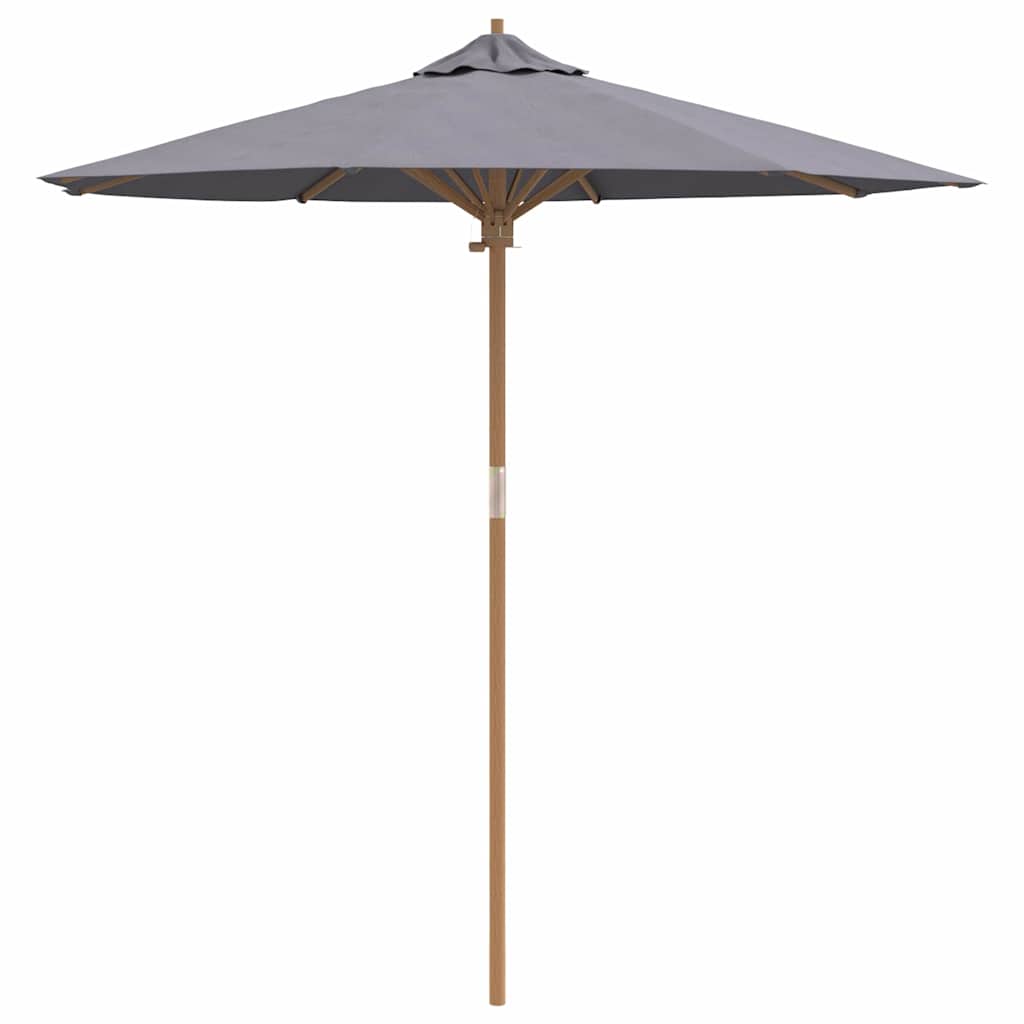 Guarda-sol de Jardim Cinzento escuro 217 x 217 x 230 cm Bambu