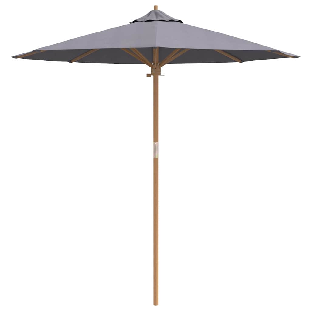 Guarda-sol de Jardim Cinzento escuro 217 x 217 x 230 cm Bambu