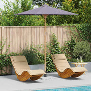 Guarda-sol de Jardim Cinzento escuro 240 x 240 x 260 cm Bambu