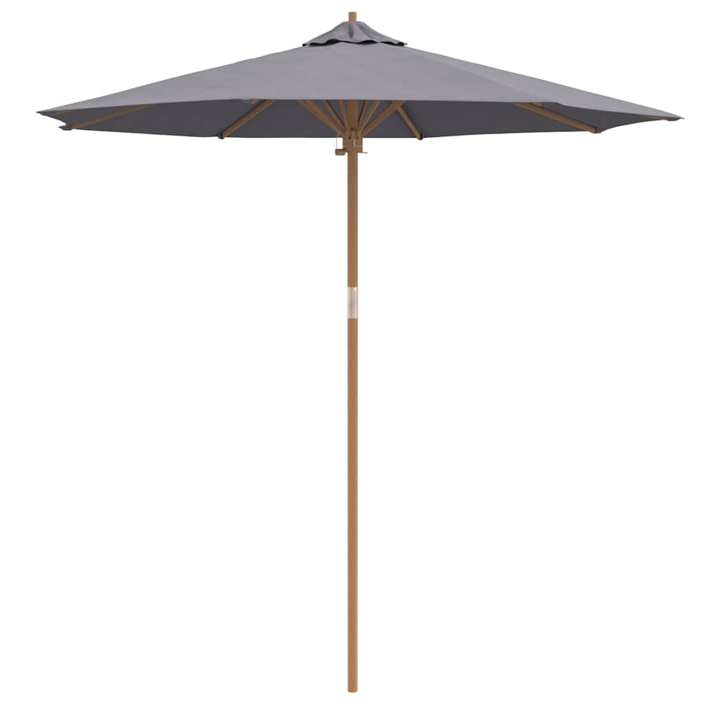 Guarda-sol de Jardim Cinzento escuro 240 x 240 x 260 cm Bambu