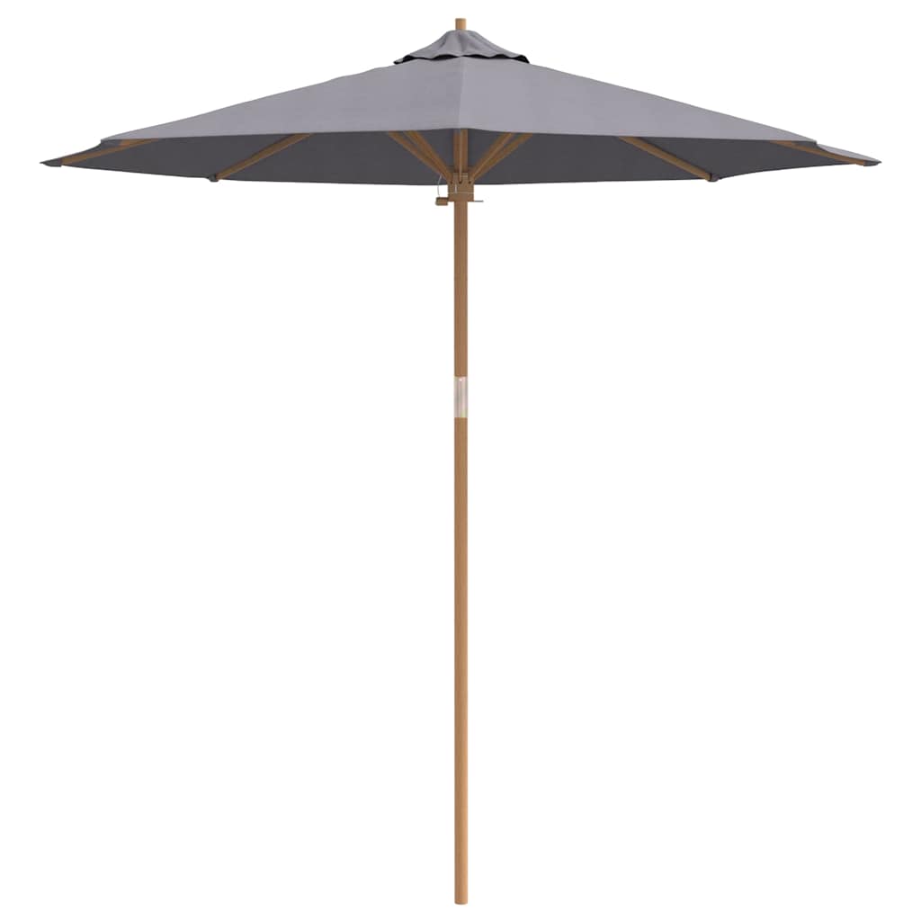 Guarda-sol de Jardim Cinzento escuro 240 x 240 x 260 cm Bambu