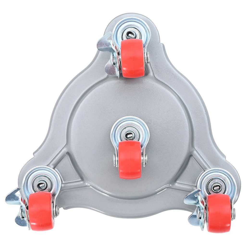 Rolos para móveis 4 peças com elevador 14,5x13,5x4 cm Aço 400 kg