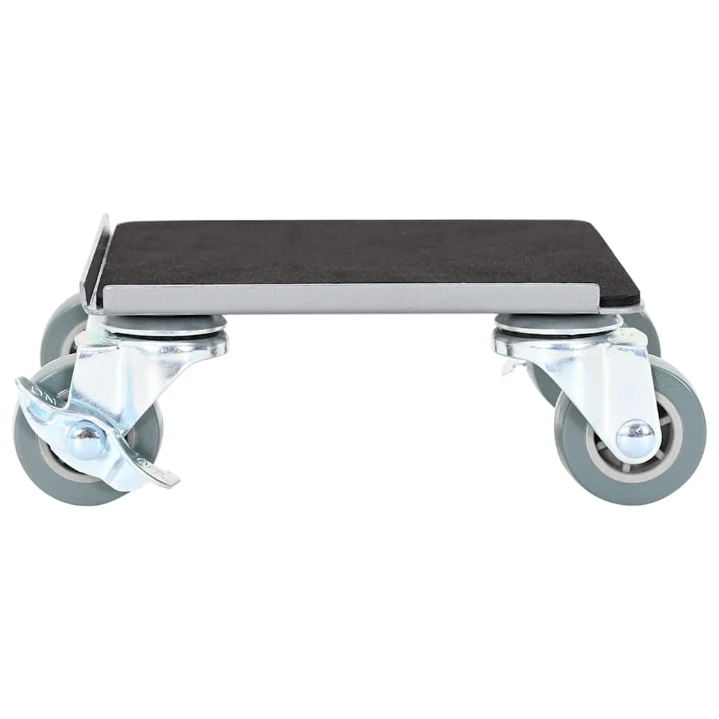Rodízios para móveis 4 peças com elevador 13,5x13,5x6 cm Aço 1300 kg
