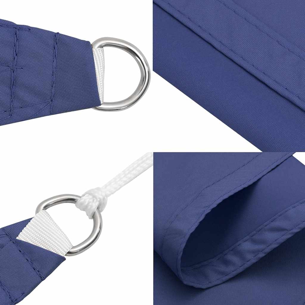 Para-sol estilo vela 2x2x2 m oxford 100% poliéster azul