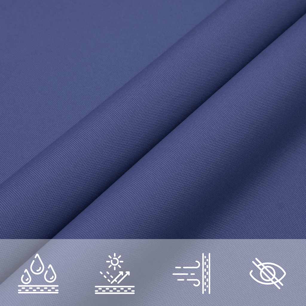 Para-sol estilo vela 2x2x2 m oxford 100% poliéster azul