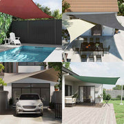 Para-sol estilo vela 2x2x2 m oxford 100% poliéster azul