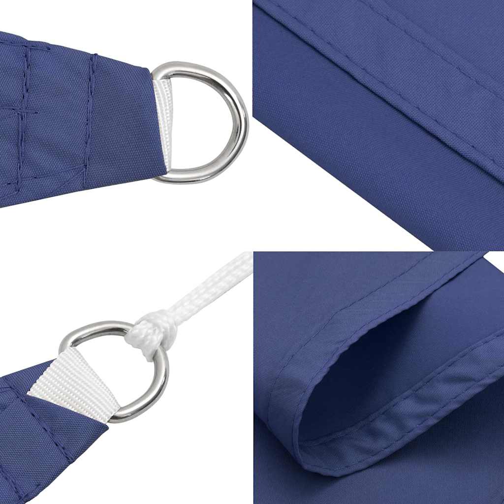 Para-sol estilo vela 7x5x5 m oxford 100% poliéster azul