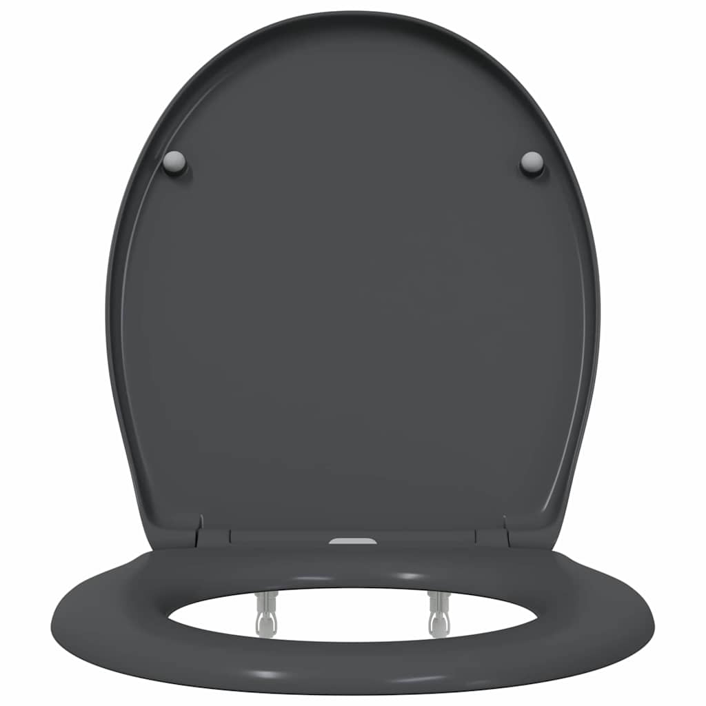 Assento de Toilette de Liberação Rápida Antracite