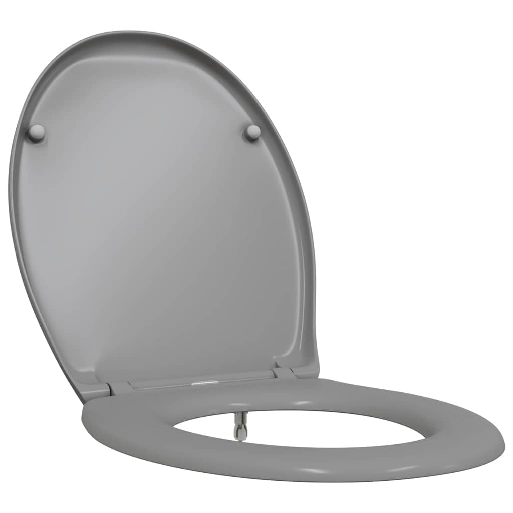 Assento de Toilette de Liberação Rápida Cinzeto