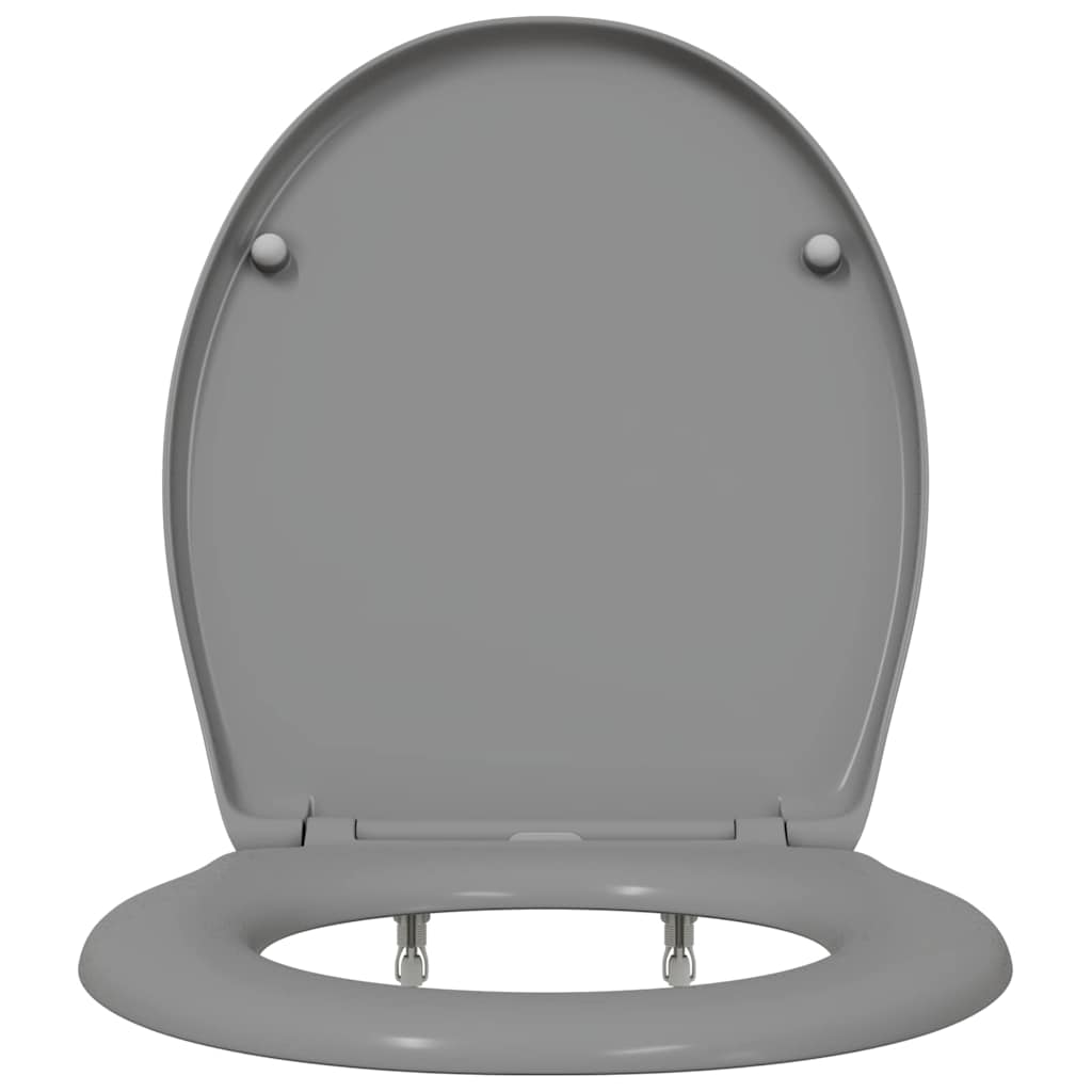 Assento de Toilette de Liberação Rápida Cinzeto