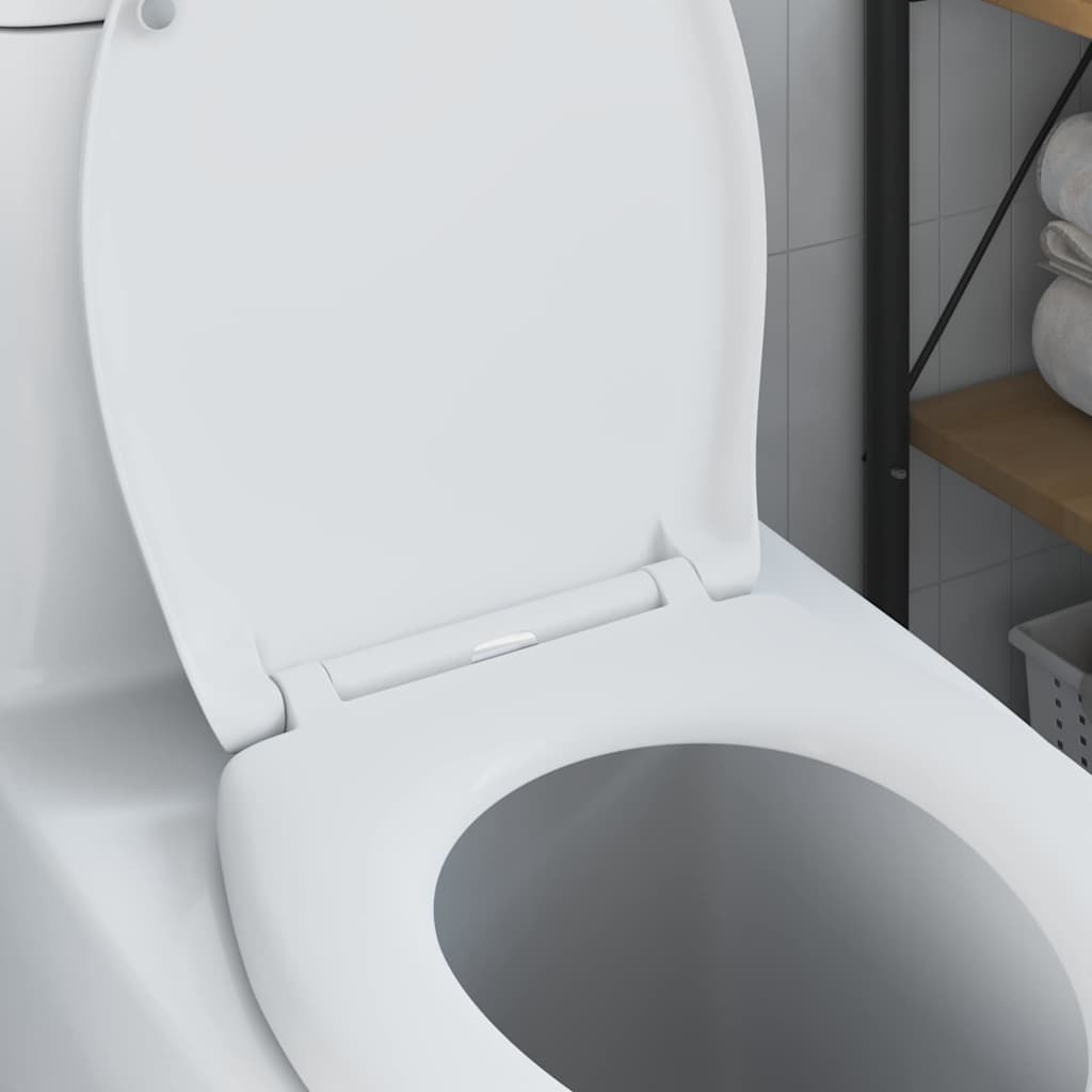 Assento de Toilette de Liberação Rápida Branco