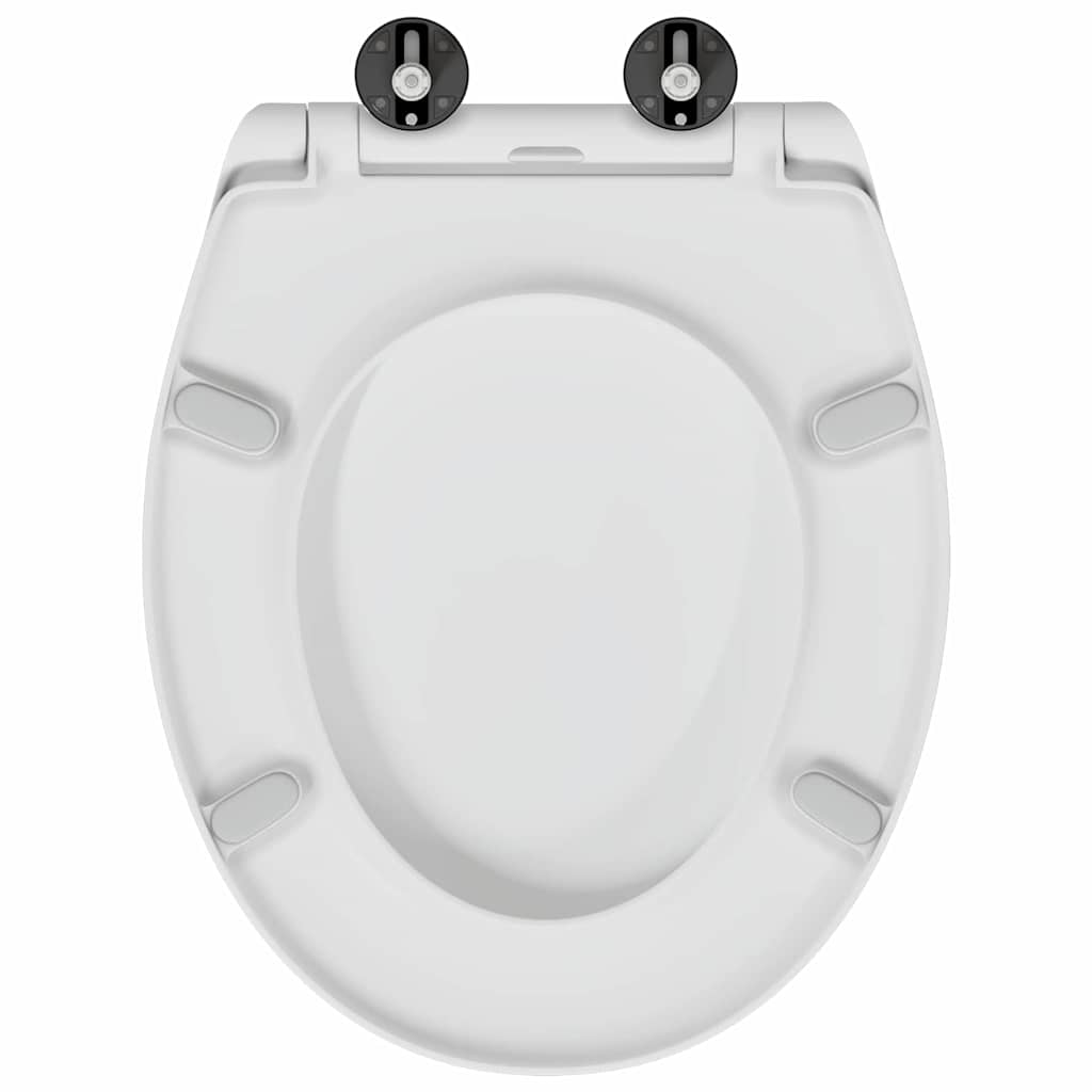 Assento de Toilette de Liberação Rápida Branco
