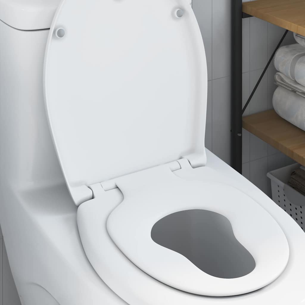 Assento de Toilette de Liberação Rápida Branco