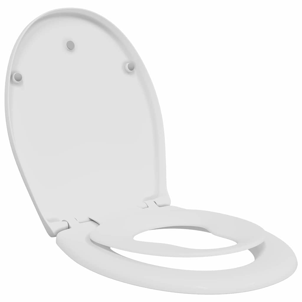 Assento de Toilette de Liberação Rápida Branco