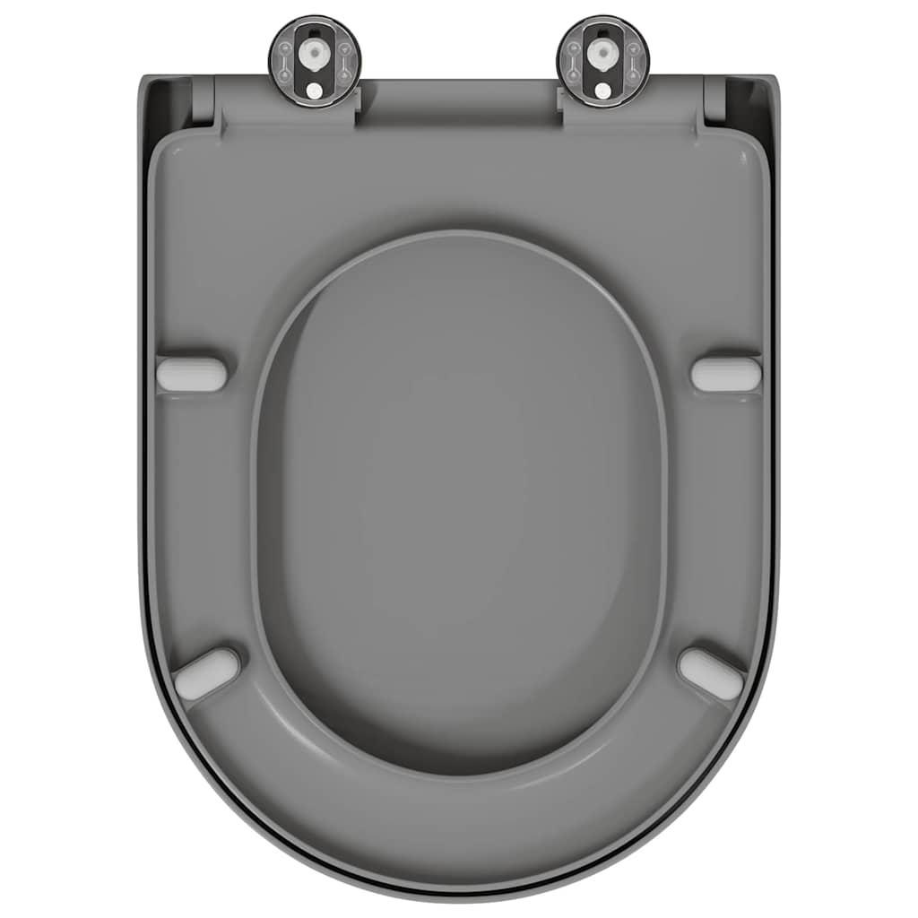 Assento de Toilette de Liberação Rápida Cinzeto