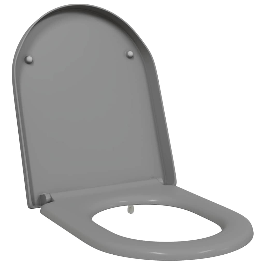 Assento de Toilette de Liberação Rápida Cinzeto