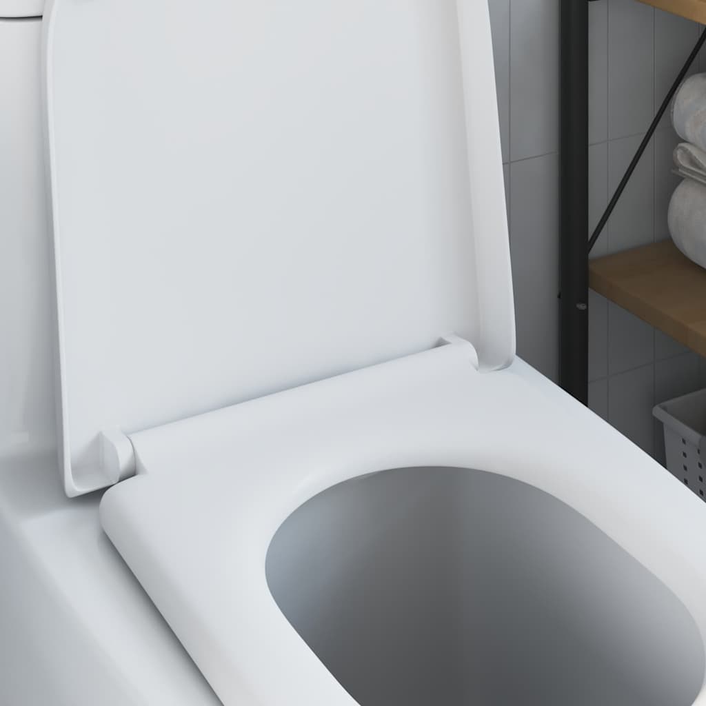 Assento de Toilette de Liberação Rápida Branco
