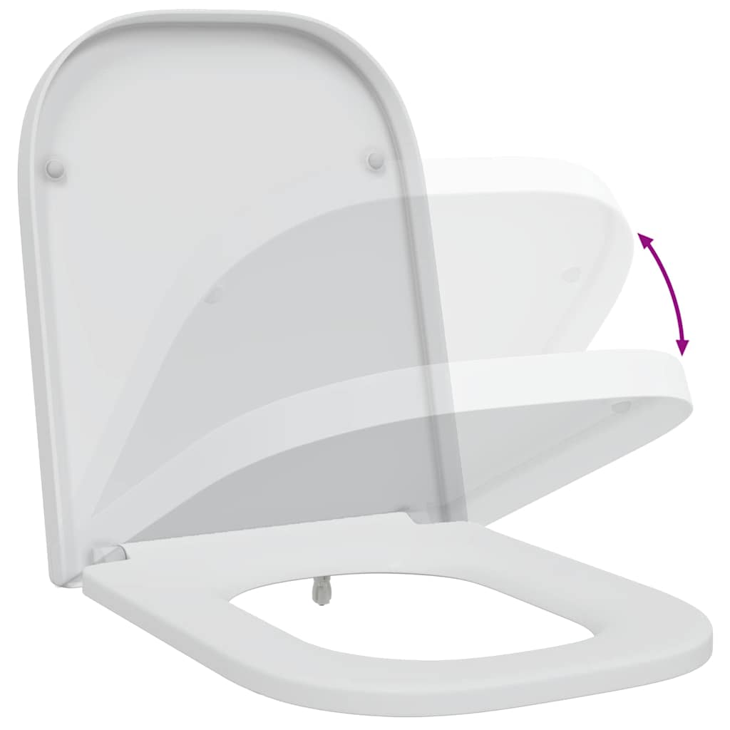 Assento de Toilette de Liberação Rápida Branco