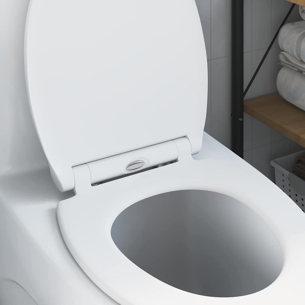 Assento de Toilette de Liberação Rápida Branco