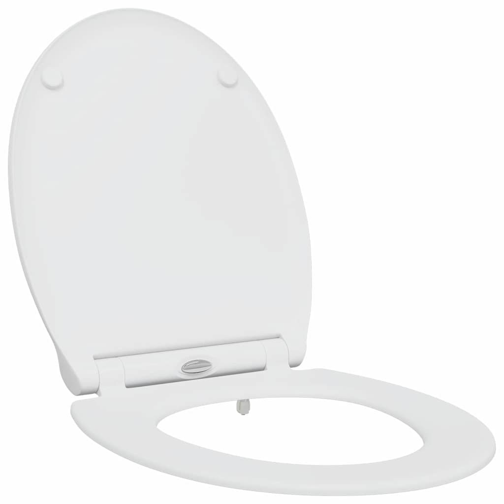 Assento de Toilette de Liberação Rápida Branco