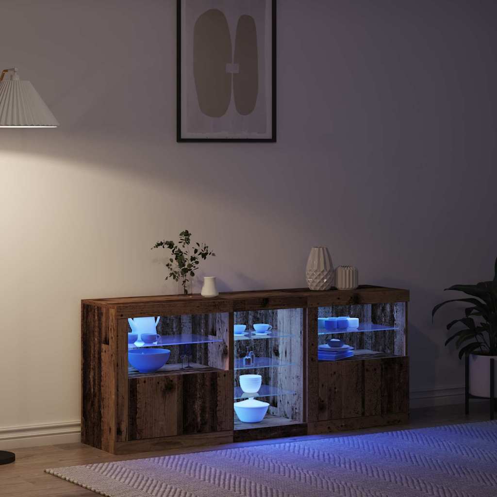 Buffet Madeira antiga 162 x 37 x 67 cm Madeira processada