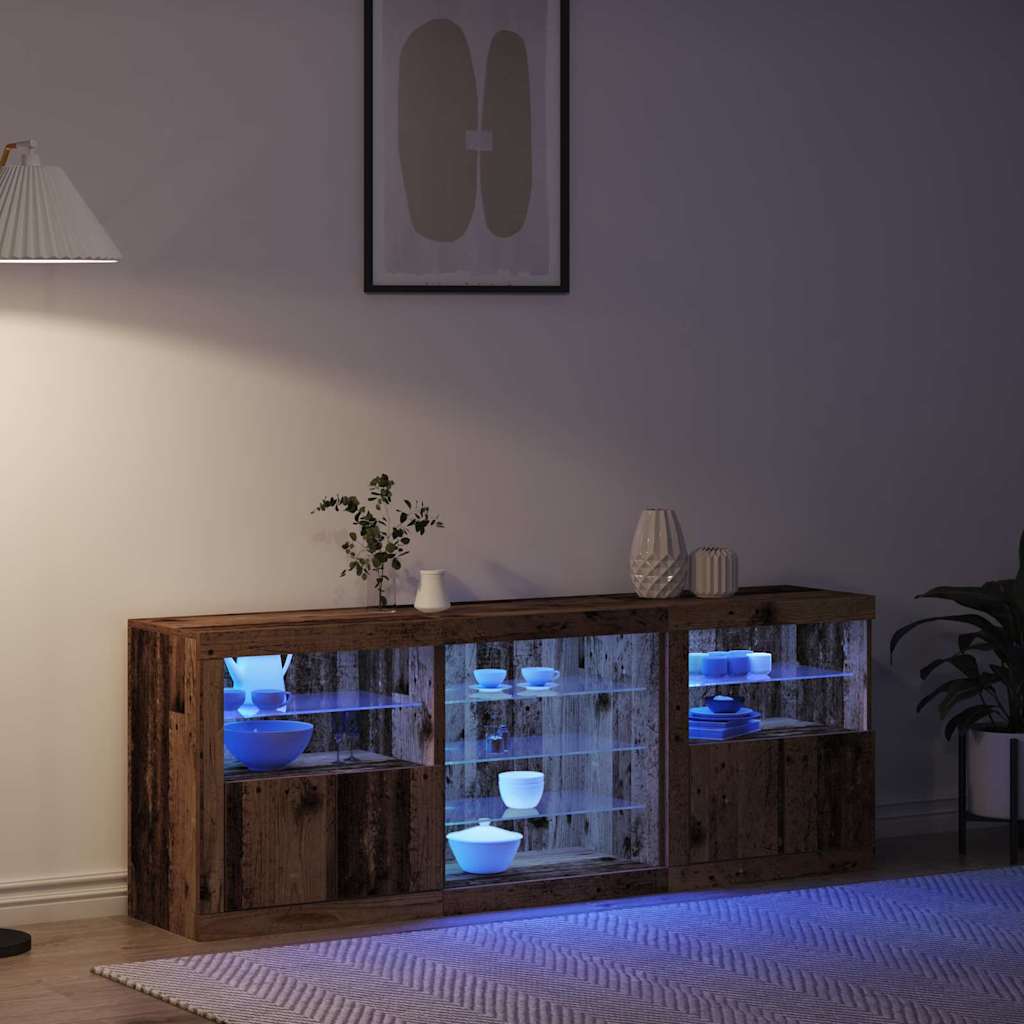 Buffet Madeira antiga 181.5 x 37 x 67 cm Madeira processada