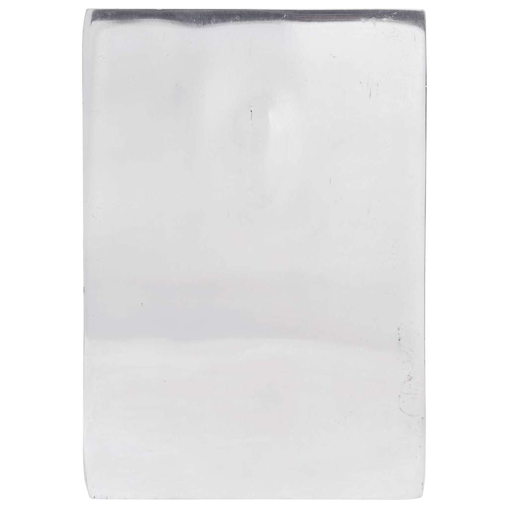 Aparadores de livros 2 pcs Prateado 11 x 14 x 17.5 cm Alumínio