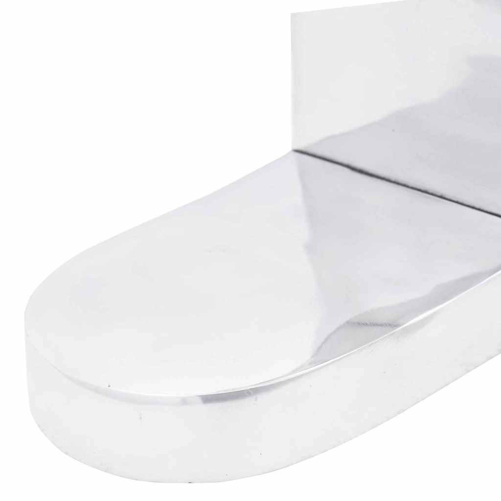 Aparadores de livros 2 pcs Prateado 17 x 15 x 27 cm Alumínio