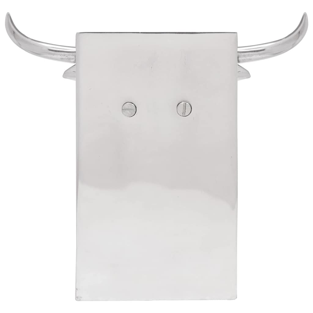 Aparadores de livros 2 pcs Prateado 21.5 x 15.5 x 20 cm