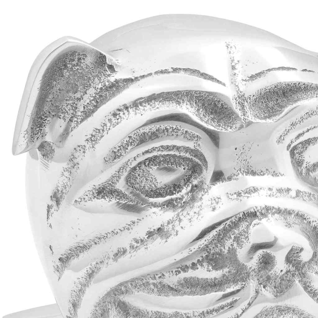 Aparadores de livros 2 pcs Prateado 8 x 12 x 16.5 cm Alumínio