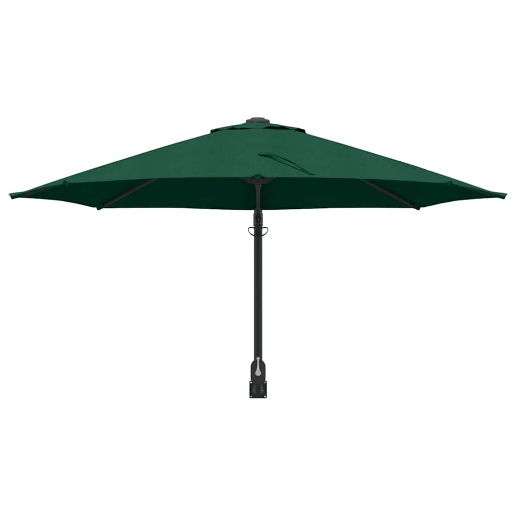 Guarda-sol de Jardim Verde e Preto 248 x 248 x 148 cm