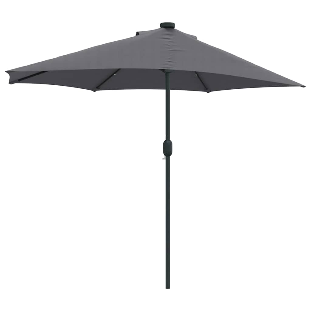 Guarda-sol de Jardim Antracite 294 x 150 x 224 cm tecido