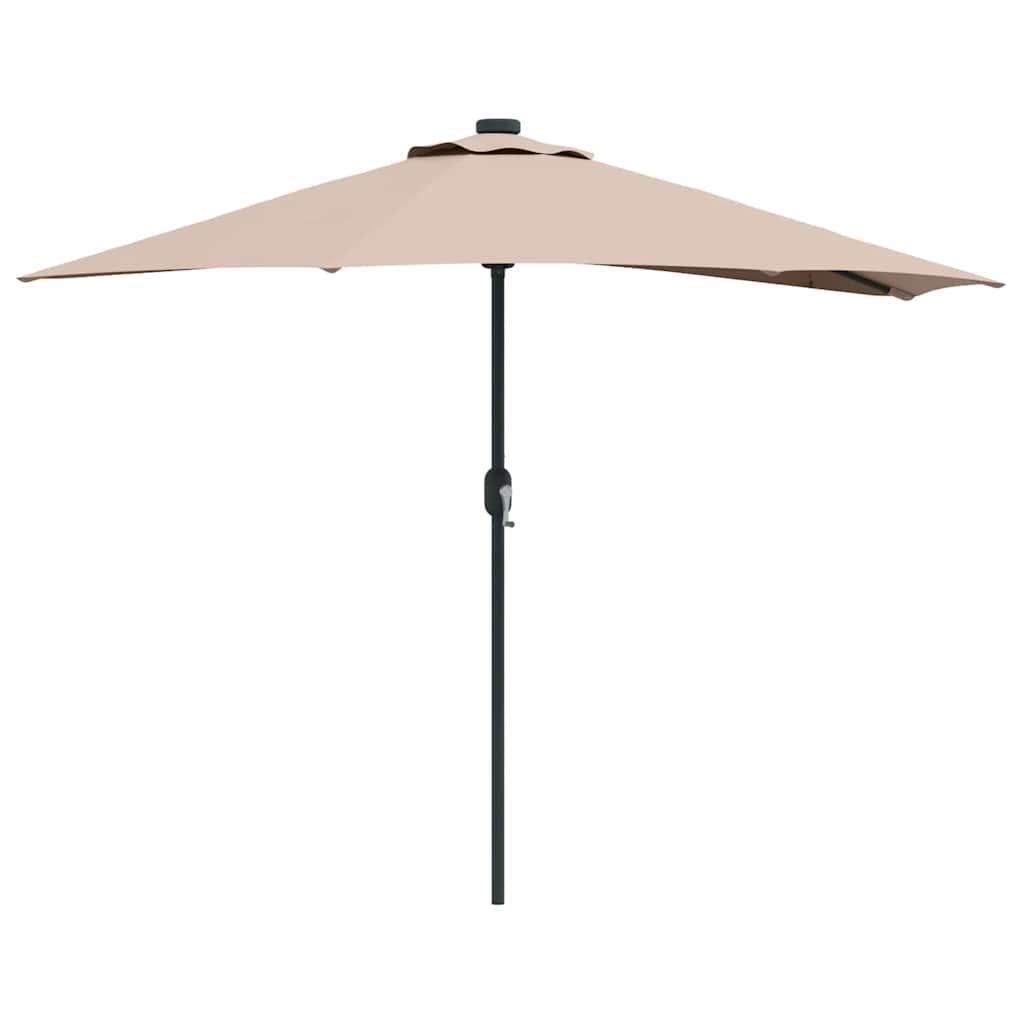 Guarda-sol de Jardim Cinzento-acastanhado 294 x 150 x 224 cm