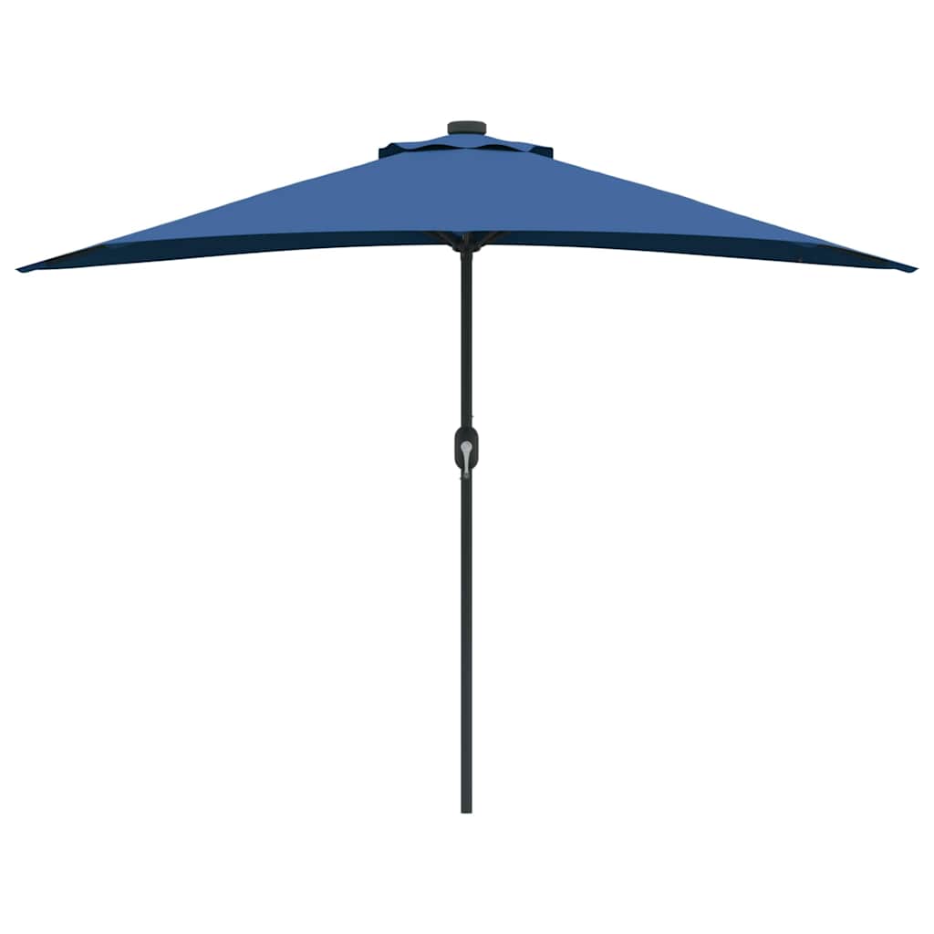 Guarda-sol de Jardim Azul Azur 294 x 150 x 224 cm tecido