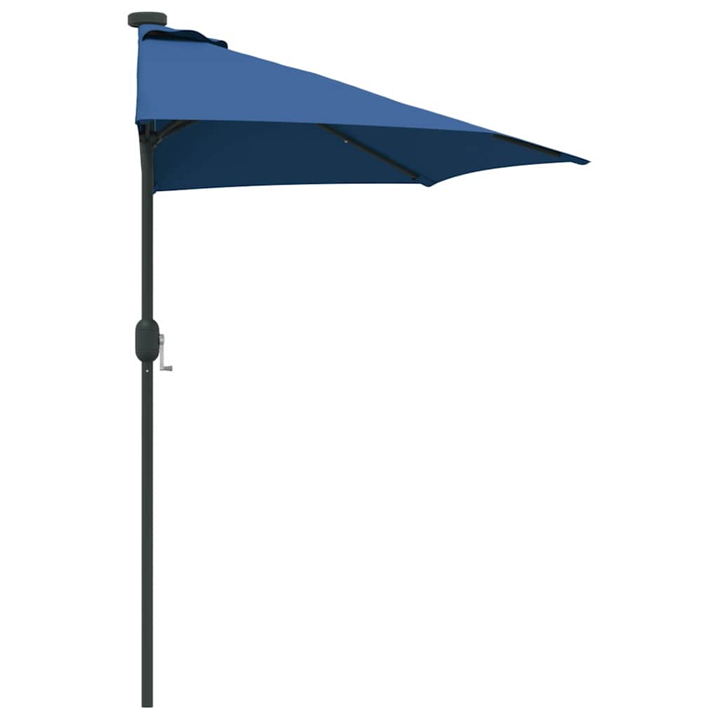 Guarda-sol de Jardim Azul Azur 294 x 150 x 224 cm tecido