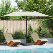 Guarda-sol de Jardim Areia 385 x 209 x 244 cm tecido