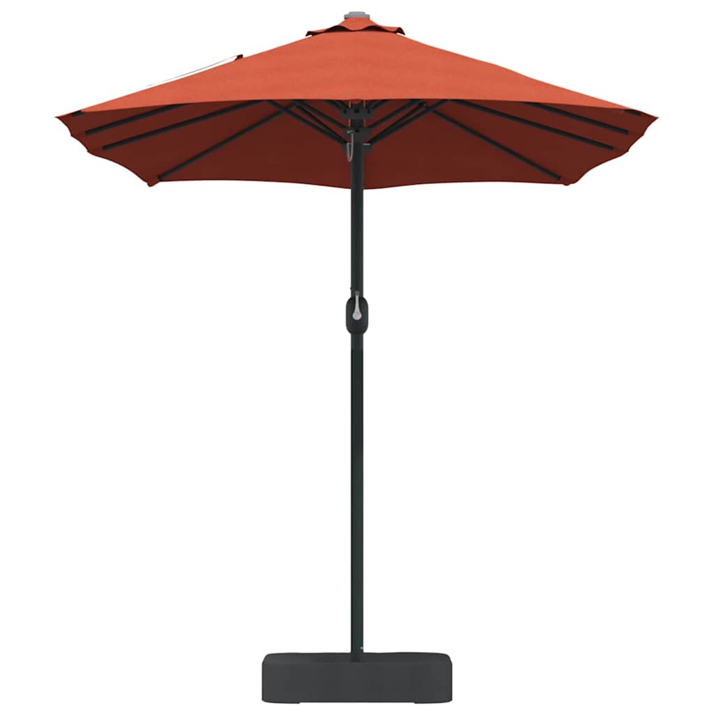 Guarda-sol de Jardim Terracota 385 x 209 x 244 cm tecido