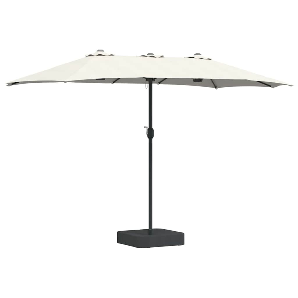Guarda-sol de Jardim Areia 385 x 209 x 244 cm tecido