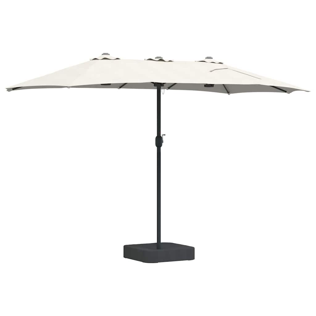 Guarda-sol de Jardim Areia 385 x 209 x 244 cm tecido