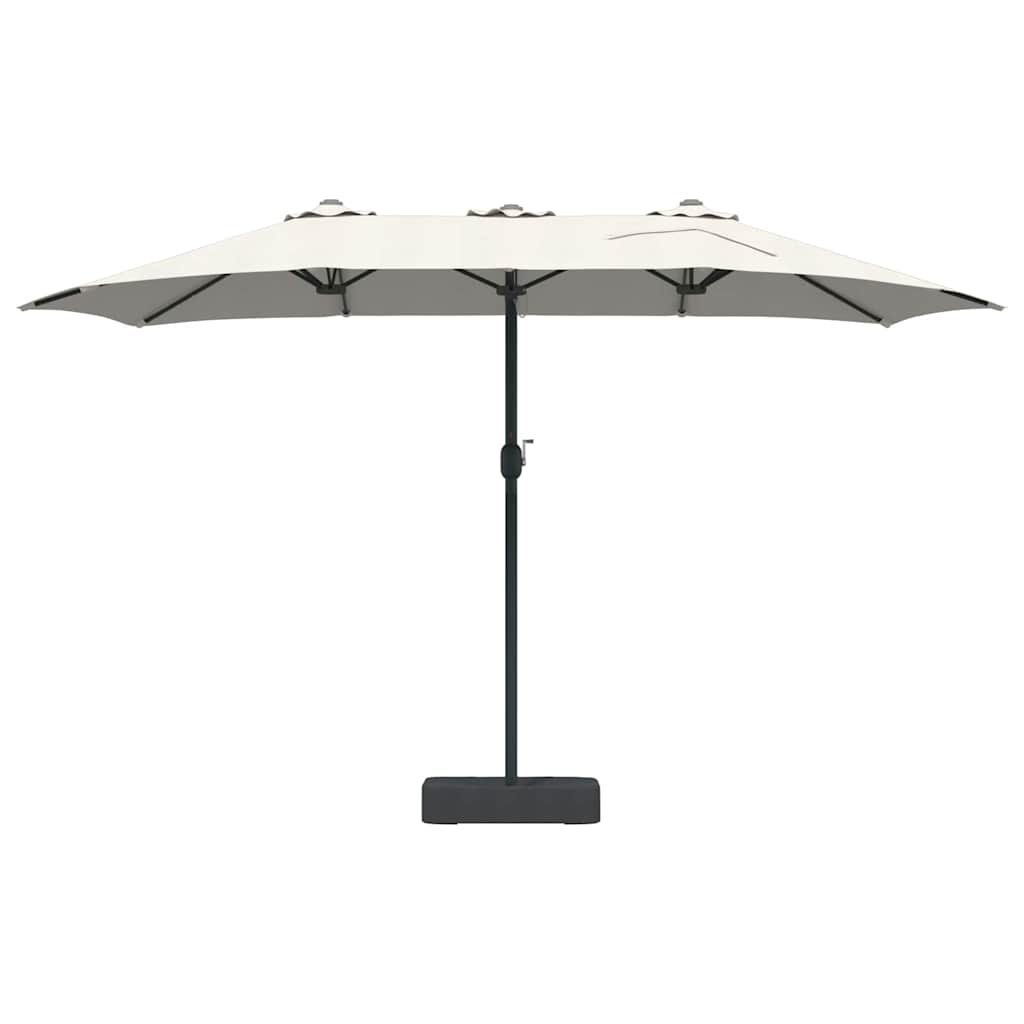 Guarda-sol de Jardim Areia 385 x 209 x 244 cm tecido