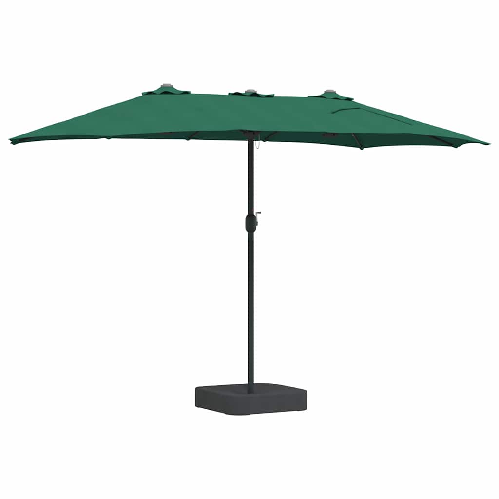 Guarda-sol de Jardim Verde 385 x 209 x 244 cm tecido