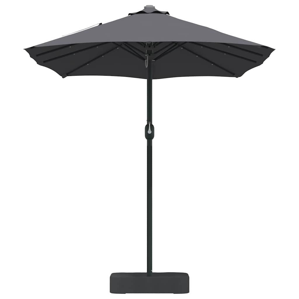 Guarda-sol de Jardim Antracite 385 x 209 x 244 cm tecido