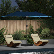 Guarda-sol de Jardim Azul 385 x 209 x 244 cm tecido