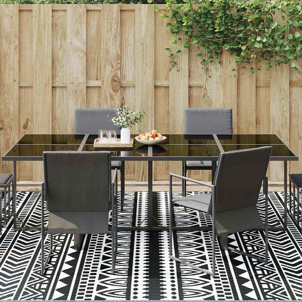 Tapete para Outdoor ARAKIL Preto e branco 300 x 400 cm PP